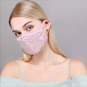 🔥🔥NWT JLO Style, reusable Swarovski Crystal face mask